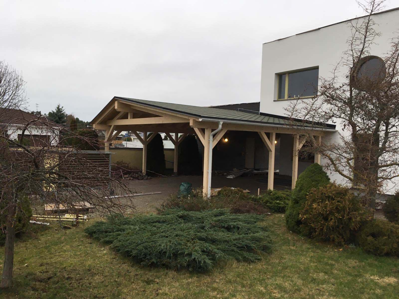 Elementmaja – Estonia – Viimsi – Carport for 2 cars